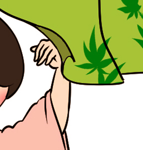 花嫁がのれんをくぐる